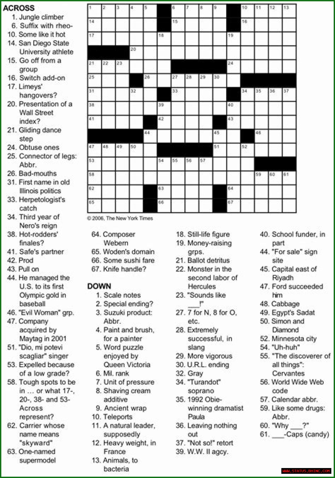 LA Times Sazerac spirits 4 letters Crossword Clue